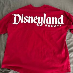 Disneyland red spirit jersey size large
